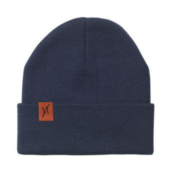 Dunkelblaue Krones Strickmütze, Vorderansicht